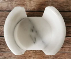 Cendrier et sous verres marbre