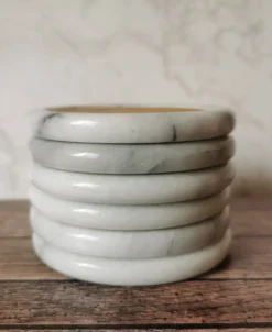Cendrier et sous verres marbre