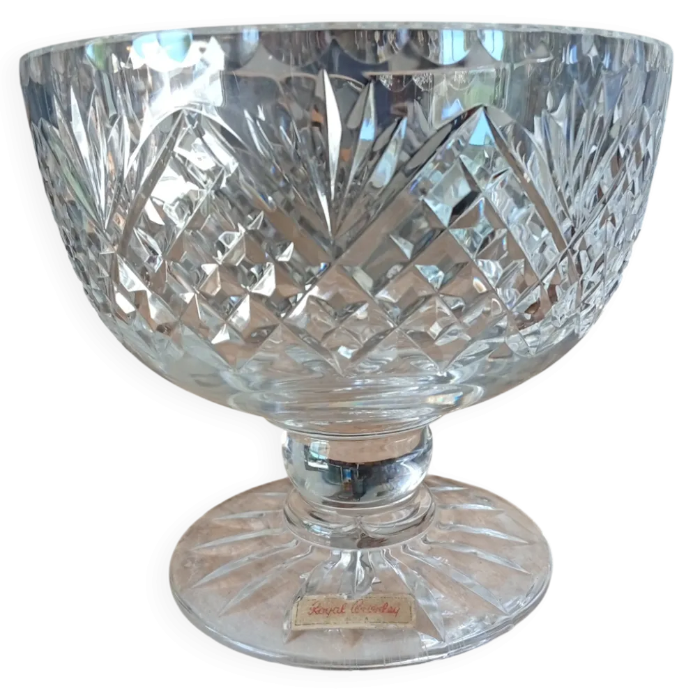 Centre de table en cristal
