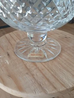 Centre de table en cristal
