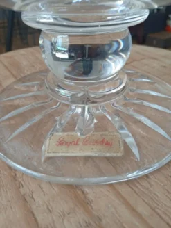 Centre de table en cristal