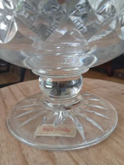 Centre de table en cristal