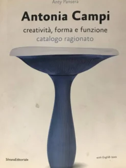 Centre de table en faïence bleue 
