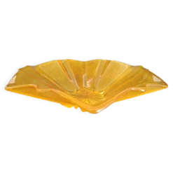 Centre de table en verre Walther Glass en forme d'étoile