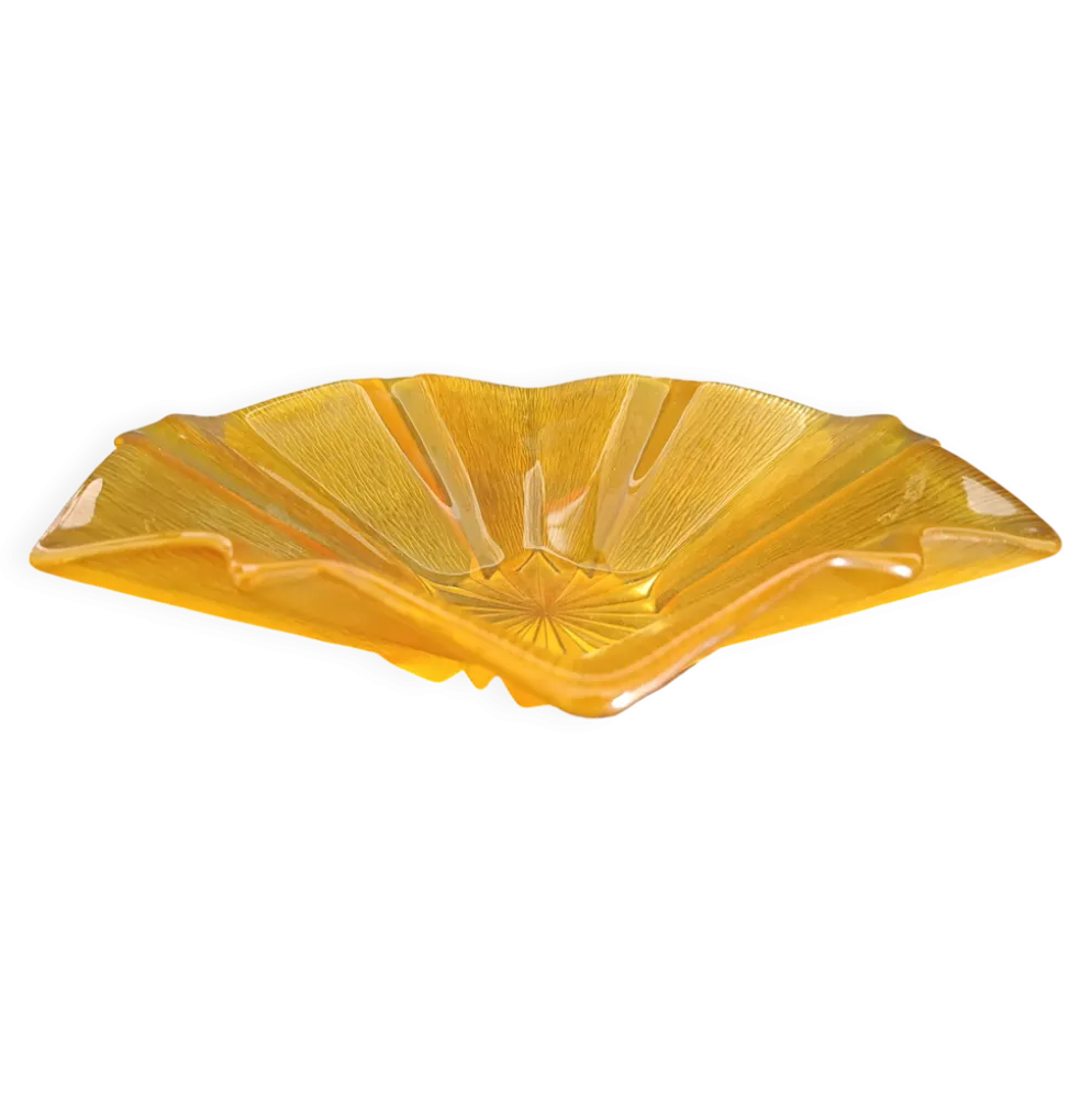 Centre de table en verre Walther Glass en forme d'étoile