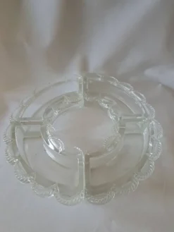 Centre de table Lalique France. Modèle Festons.