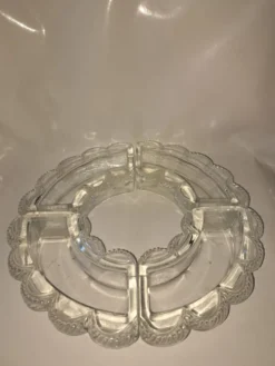 Centre de table Lalique France. Modèle Festons.
