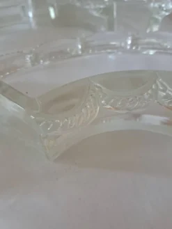 Centre de table Lalique France. Modèle Festons.