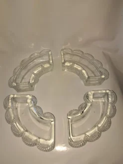 Centre de table Lalique France. Modèle Festons.
