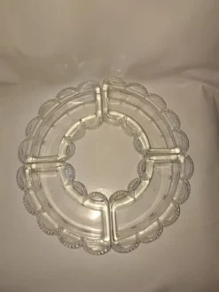 Centre de table Lalique France. Modèle Festons.
