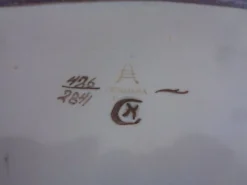 Ceramic 426-2841 Aluminia Plate by Kari Christensen for Royal Copenhagen, Denmark