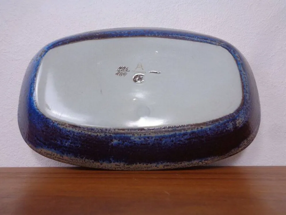 Ceramic 426-2841 Aluminia Plate by Kari Christensen for Royal Copenhagen, Denmark