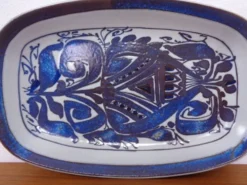 Ceramic 426-2841 Aluminia Plate by Kari Christensen for Royal Copenhagen, Denmark