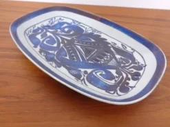 Ceramic 426-2841 Aluminia Plate by Kari Christensen for Royal Copenhagen, Denmark