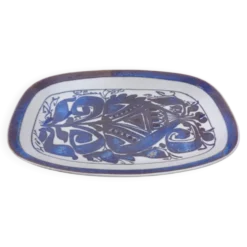 Ceramic 426-2841 Aluminia Plate by Kari Christensen for Royal Copenhagen, Denmark