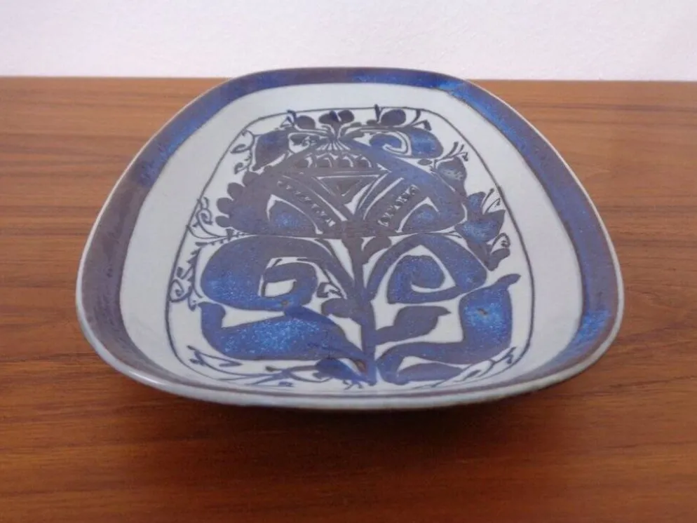 Ceramic 426-2841 Aluminia Plate by Kari Christensen for Royal Copenhagen, Denmark