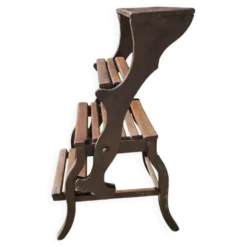 Chaise, escabeau de bibliothèque