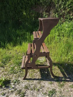 Chaise, escabeau de bibliothèque