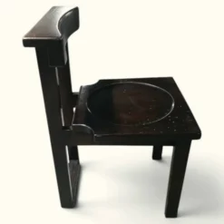 Chaise prie-Dieu brutaliste – Design monastique suisse, 1960