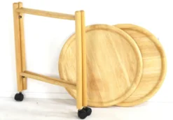 Chariot avec plateaux amovibles attr. Jens Quistgaard