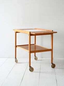 Chariot « Casino » en Chêne par Engström & Myrstrand pour Tingströms