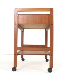 Chariot danois avec deux tiroirs - 'Favrholt' - design danois en teck