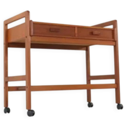 Chariot danois avec deux tiroirs - 'Favrholt' - design danois en teck
