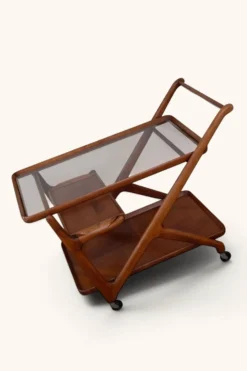 Chariot de bar (bar cart) de Cesare Lacca pour Cassina, années 50