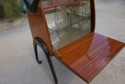 Chariot de bar cocktail italien du milieu du siècle attribué à Cesare Lacca