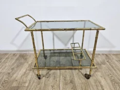 Chariot de bar exclusif, France, années 1970.