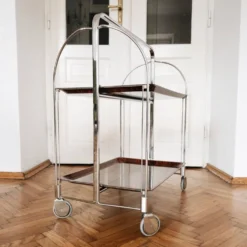 Chariot de bar ou trolley allemand moderne du milieu du siècle, années 1970