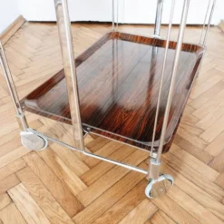 Chariot de bar ou trolley allemand moderne du milieu du siècle, années 1970