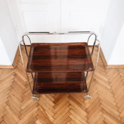 Chariot de bar ou trolley allemand moderne du milieu du siècle, années 1970