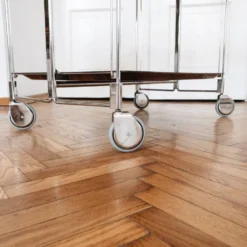 Chariot de bar ou trolley allemand moderne du milieu du siècle, années 1970