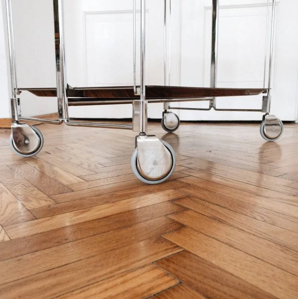 Chariot de bar ou trolley allemand moderne du milieu du siècle, années 1970