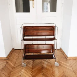 Chariot de bar ou trolley allemand moderne du milieu du siècle, années 1970