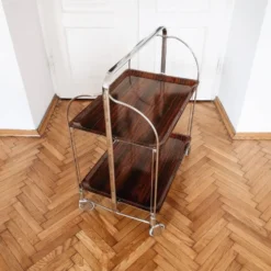 Chariot de bar ou trolley allemand moderne du milieu du siècle, années 1970
