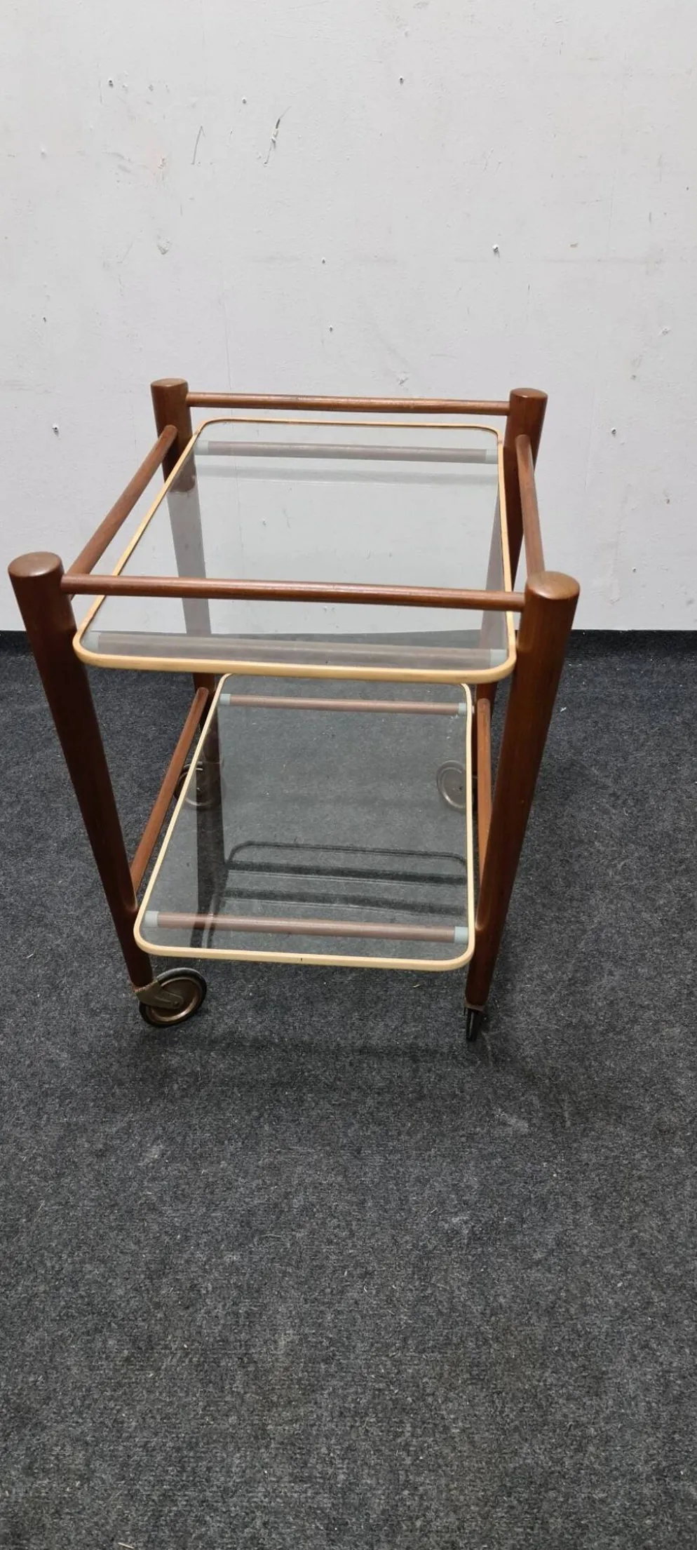 Chariot de bar vintage attribué à Cees Braakman