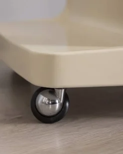 Chariot de bar vintage en plastique et en verre des années 1970 par Marc Held pour Prisunic