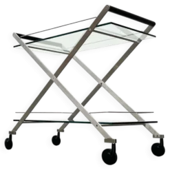Chariot de bar vintage italien modèle Mister Service par Andreas Weber pour Gallotti & Radice, années 1990.