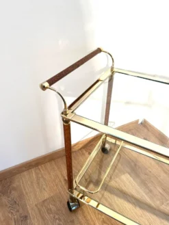Chariot de bar vintage Lancel