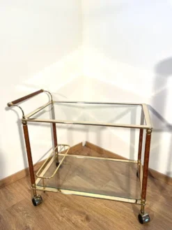 Chariot de bar vintage Lancel