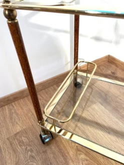 Chariot de bar vintage Lancel