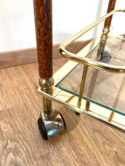 Chariot de bar vintage Lancel