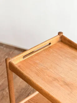 Chariot de bar Wegner en chêne pour Andreas Tuck