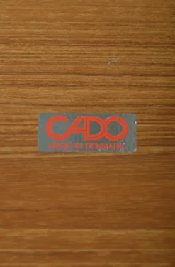 Chariot de service danois conçu par Poul Cadovius pour Cado, années 1960.