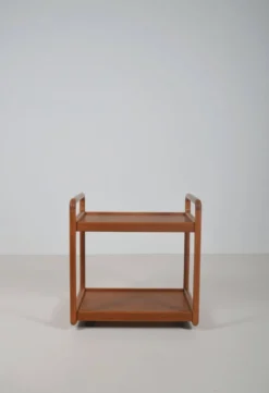 Chariot de service danois conçu par Poul Cadovius pour Cado, années 1960.