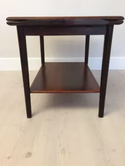 Chariot de service extensible danois en palissandre mid century 1960s