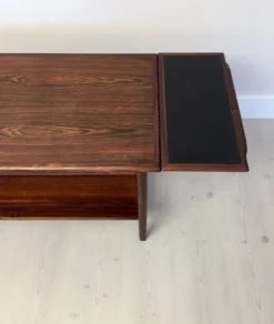 Chariot de service extensible danois en palissandre mid century 1960s