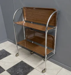 Chariot de service pliable par Bremshey & Co années 1970